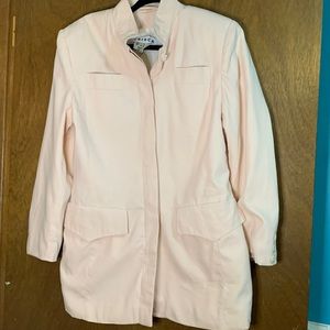 Vintage Escada/Crisca Size 40 Light Pink Long Blazer Iacket, 4 Pockets